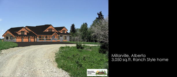 Samuelson Timberframe Design - Calgary, Alberta ranch timber frame