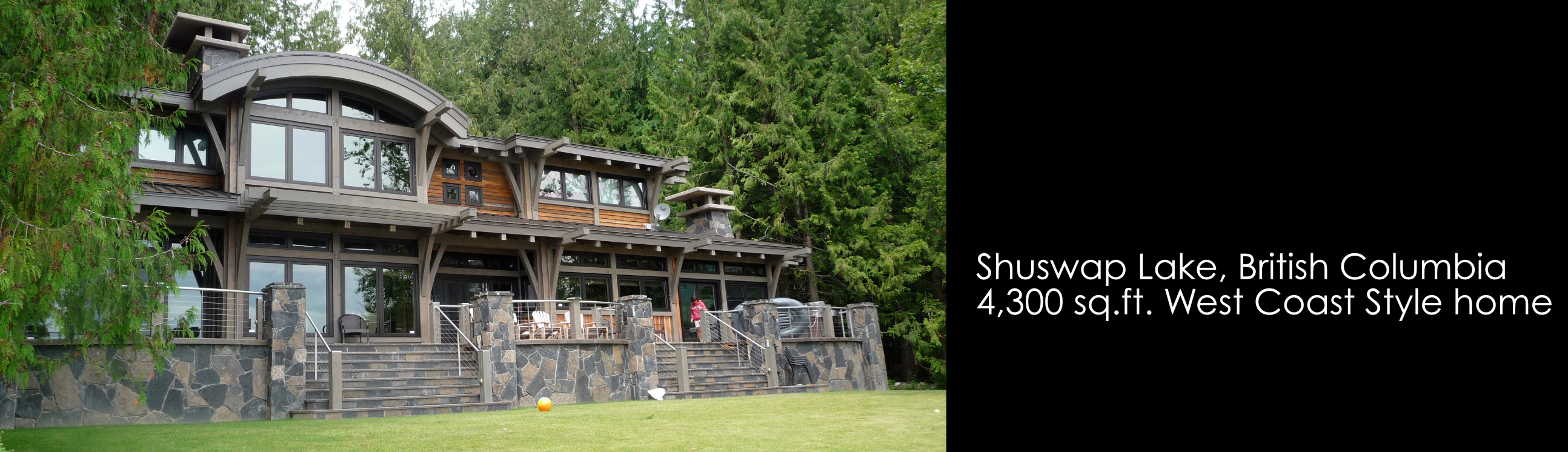Samuelson Timberframe Design - Okanagan BC West Coast Style Timberframe home design Shuswap British Columbia